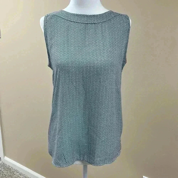 Loft Navy and White Blouse - Picture 3 of 7